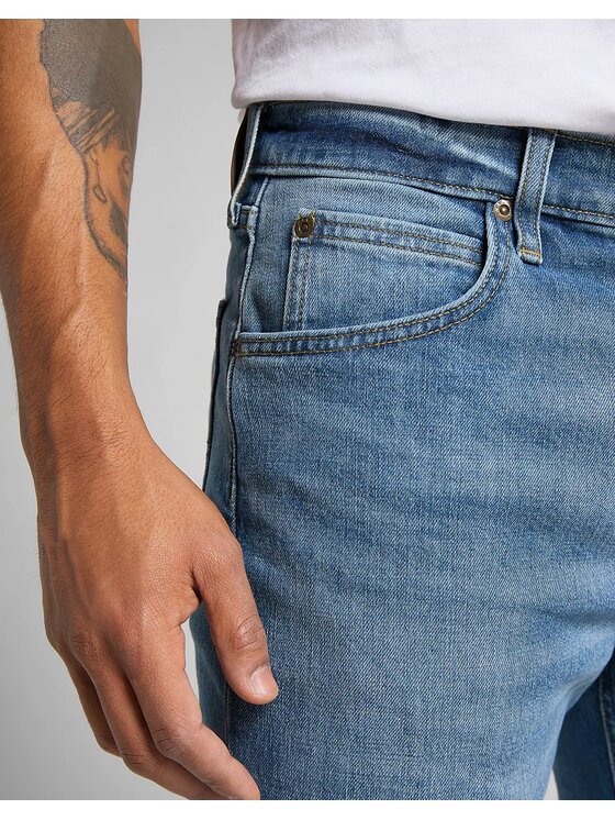 Lee Lee Jeansy AUSTIN Niebieski Straight Fit