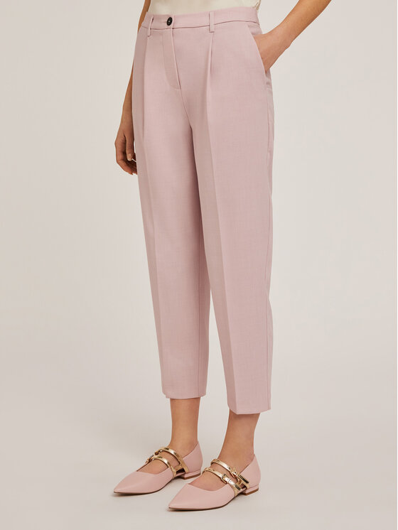 Motivi Motivi Pantaloni di tessuto P193Q003746N009 Rosa Regular Fit
