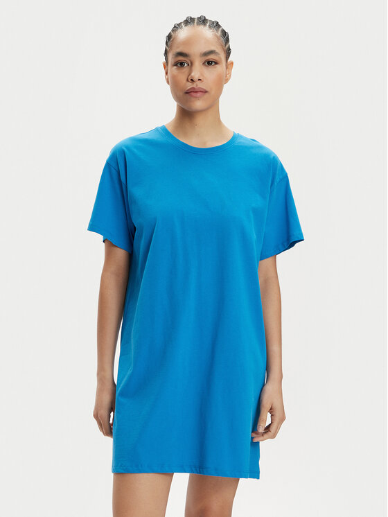 Pieces Rochie de zi Ria 17149328 Albastru Loose Fit