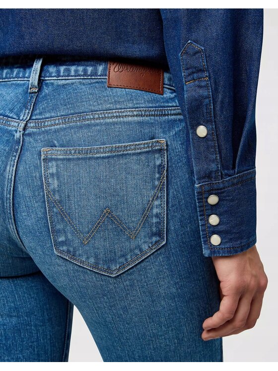 Wrangler Wrangler Jeansy Bootcut 625 Niebieski Bootcut Fit