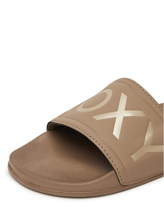 Roxy Roxy Klapki 865961 Beżowy