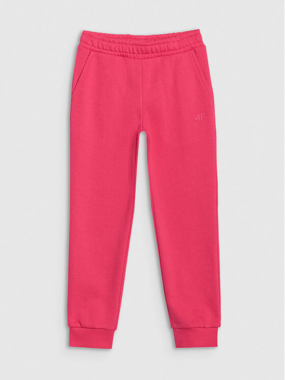 4F 4F Pantaloni da tuta 4FJWSS25TTROF1099-55S Rosa Regular Fit