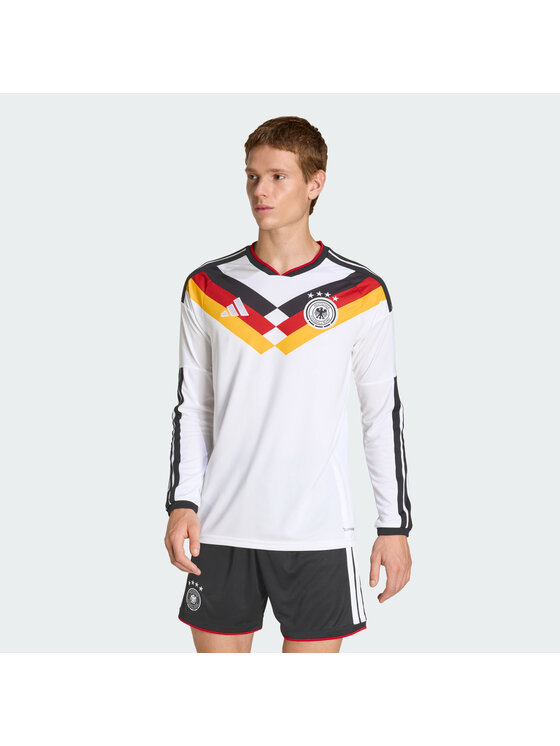 adidas adidas Koszulka techniczna Niemcy Biały Slim Fit