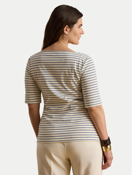 LAUREN RALPH LAUREN LAUREN RALPH LAUREN Majica Judy 200P13919005 Krem Regular Fit