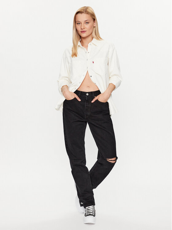 Levi's® Levi's® Traperice 501® '81 A4699-0012 Crna Tapered Fit