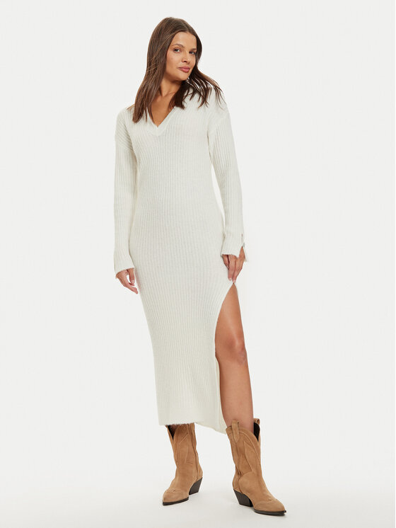 Liu Jo Liu Jo Kootud kleit WF4532 MA57P Ekrüüvärv Regular Fit