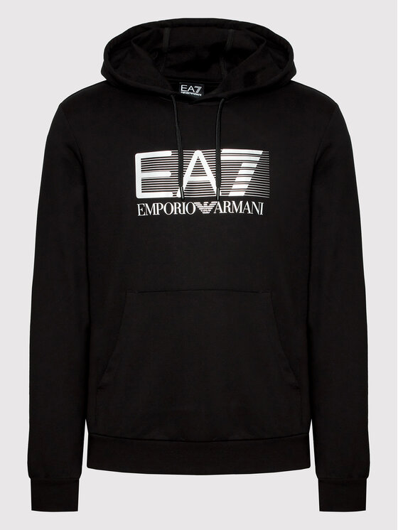 EA7 Emporio Armani EA7 Emporio Armani Mikina 6LPM62 PJ05Z 0200 Černá Regular Fit