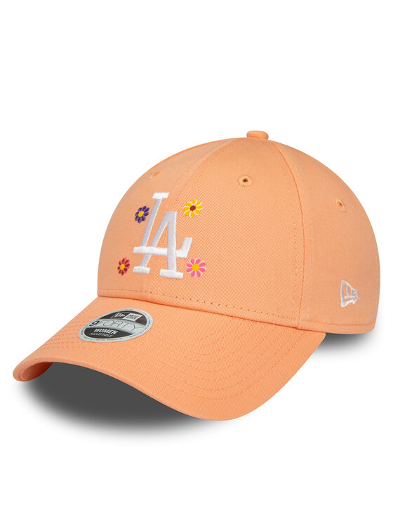 New Era Kapa S šiltom Wmns Flower 940 La Dodgers 60435013 Oranžna