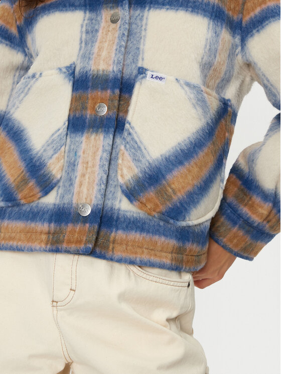 Lee Lee Kurtka koszulowa 112355153 Beżowy Relaxed Fit