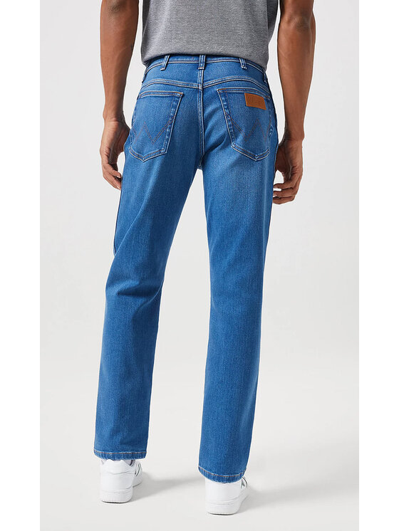 Wrangler Wrangler Jeansy Texas Niebieski Straight Fit