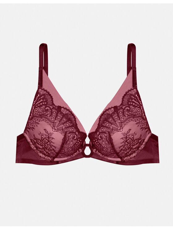 Esotiq Esotiq Biustonosz push-up 39923-93X Fioletowy