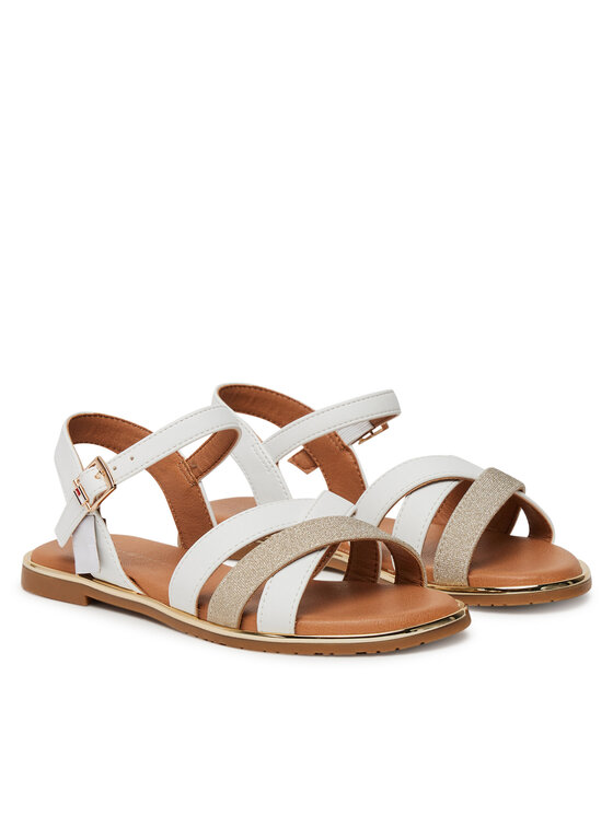 Tommy Hilfiger Tommy Hilfiger Sandały T3A2-33779-0273X M Biały