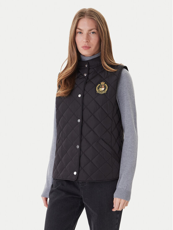 LAUREN RALPH LAUREN LAUREN RALPH LAUREN Sportovní vesta 297951276005 Černá Straight Fit