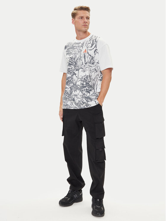 Nike Nike T-krekls Acg HJ0882 Balts Regular Fit