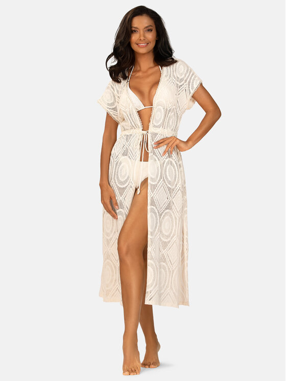 Feba Feba Vestito da spiaggia F120A Écru