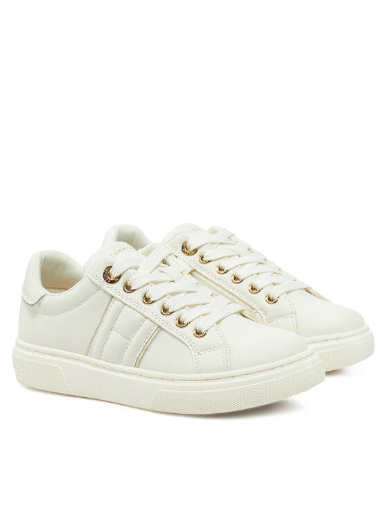 Tommy Hilfiger Tommy Hilfiger Sneakersy Low Cut Lace-Up Sneaker T3A9-33745-1439 M Biały