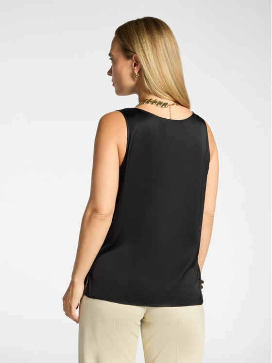 Elena Mirò Elena Mirò Bluzka D112P000032N050 Czarny Regular Fit