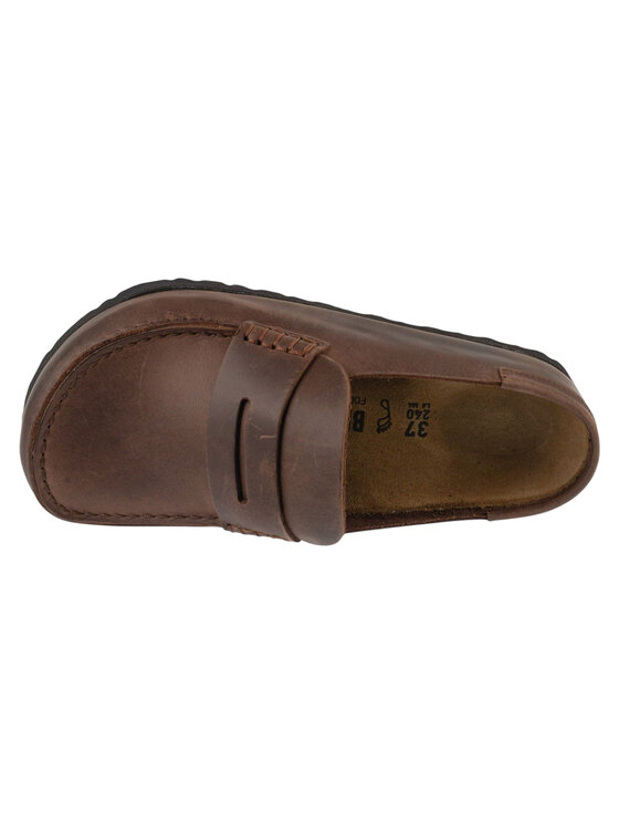 Birkenstock Birkenstock Klapki Naples Leoi Brązowy
