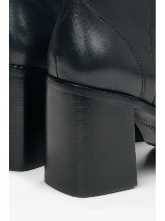 Estro Estro Μποτάκια ER00113875 Μαύρο