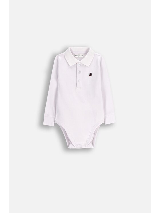 Coccodrillo Coccodrillo Body dziecięce ZC5112401EBB-001 Biały Regular Fit
