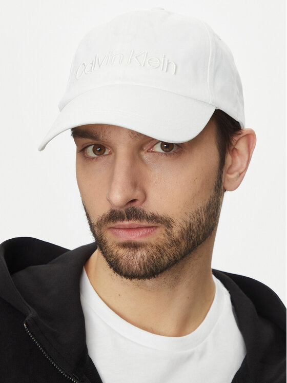 Șapcă Calvin Klein K50K505737 Alb