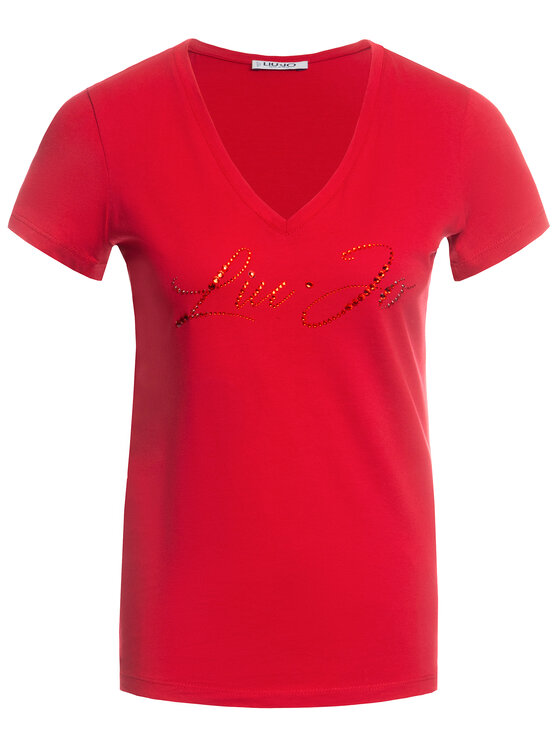 Liu Jo Liu Jo T-Shirt WA0324 J5703 Červená Regular Fit