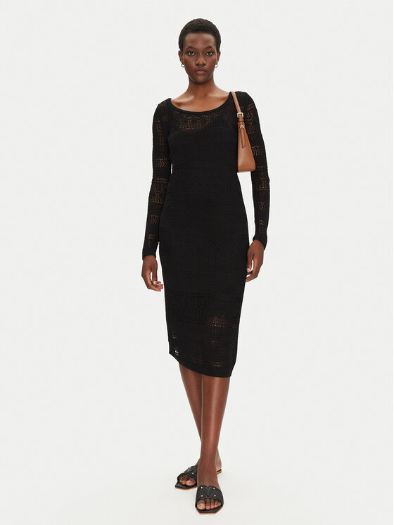 Morgan Morgan Kootud kleit 251-RMPIMA M Must Slim Fit