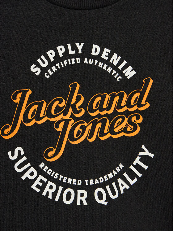 Jack&Jones Junior Jack&Jones Junior Majica dugih rukava 12237110 Crna Regular Fit