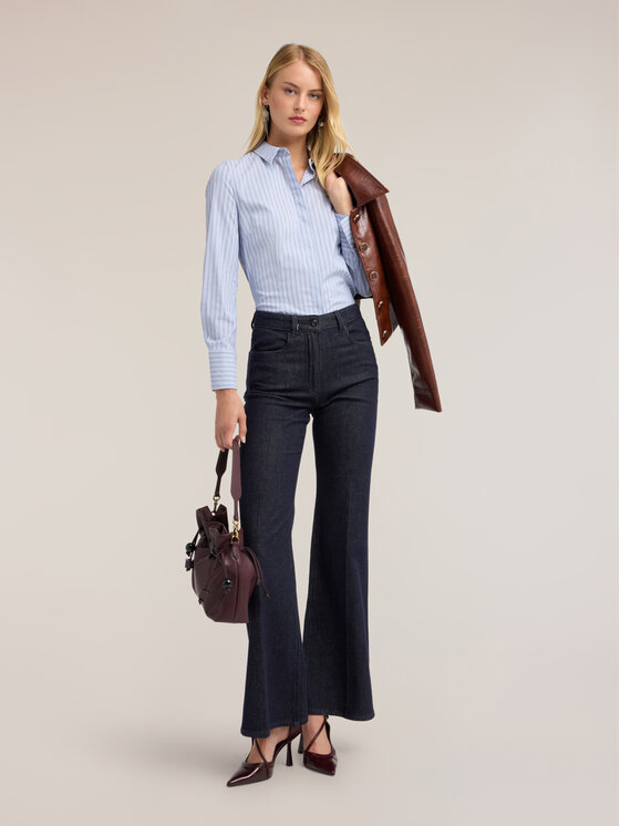 Motivi Motivi Koszula 5082Q101006N0R4 Turkusowy Regular Fit