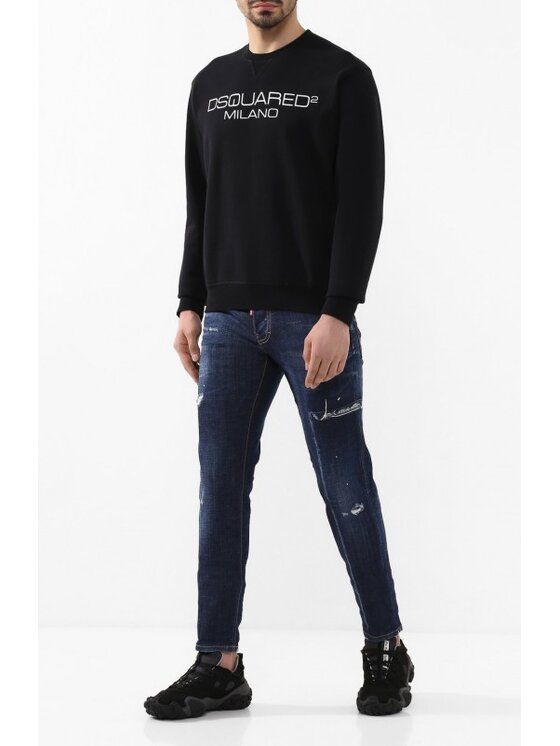 Dsquared2 Dsquared2 Mikina S74GU0399 S25305 Černá Regular Fit