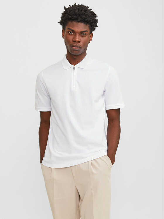 Jack&Jones Polo Majica Mac 12249324 Bela Standard Fit