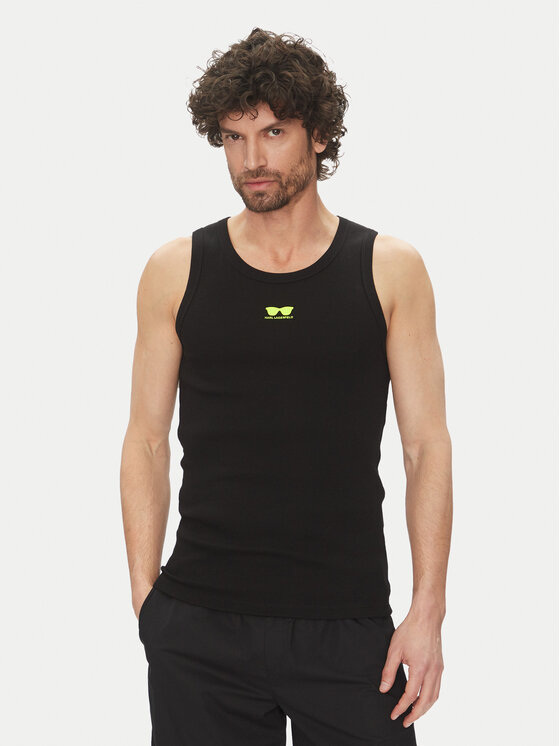 KARL LAGERFELD KARL LAGERFELD Tank top 755401 552238 Černá Slim Fit