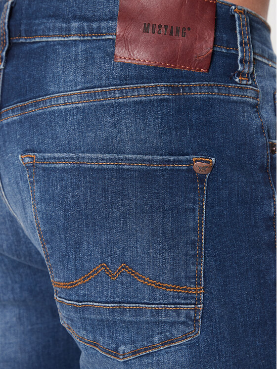 Mustang Mustang Farmer Vegas 1008949 Kék Slim Fit