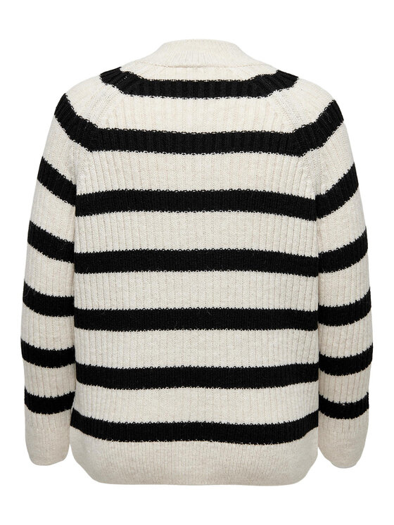 ONLY Carmakoma ONLY Carmakoma Sveter Leis 15270884 Écru Regular Fit