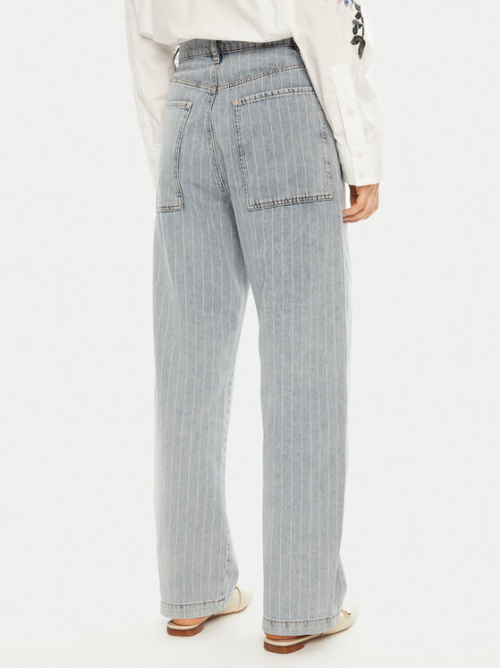 Munthe Munthe Τζιν Shimo 244142024405 Μπλε Regular Fit