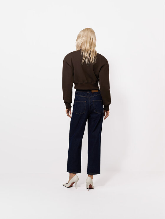 La Mania La Mania Mikina AVAIA Hnedá Basic Fit