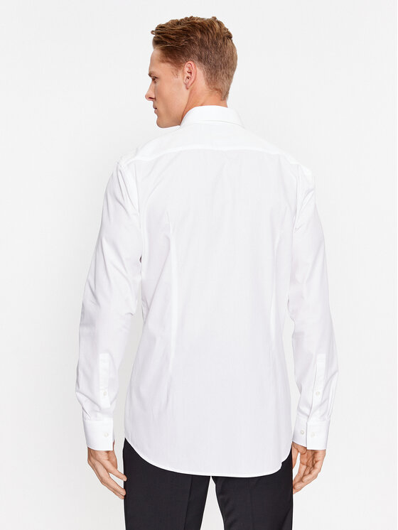 HUGO Hugo Košile Koey 50500217 Bílá Slim Fit