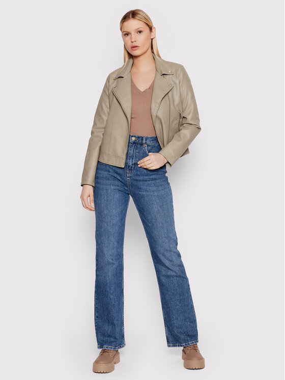 JJXX JJXX Яке от имитация на кожа Gail 12206262 Сив Regular Fit