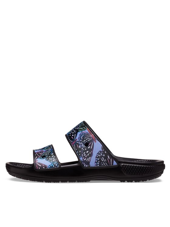 Crocs Crocs Klapki Classic Butterfly Sandal 208246 Czarny
