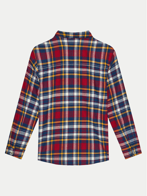 United Colors Of Benetton United Colors Of Benetton Marškiniai 5LQHGQ024 Raudona Relaxed Fit