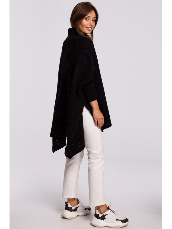 BeWear BeWear Sweter bk049 Czarny Custom Fit