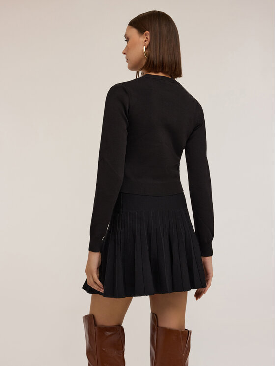 Motivi Motivi Cardigan M318W003401N033 Nero Regular Fit