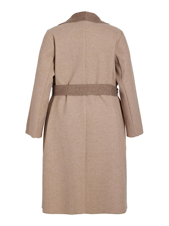 Vila Vila Übergangsmantel 14087814 Beige Regular Fit