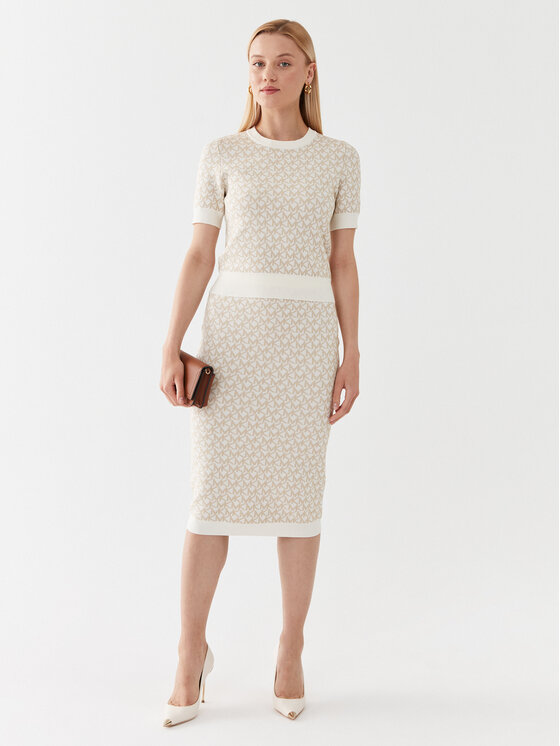 MICHAEL Michael Kors MICHAEL Michael Kors Džemper MH1604L5KZ Bež Regular Fit