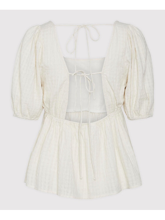 Vero Moda Vero Moda Majica Tabita 10264614 Écru Regular Fit