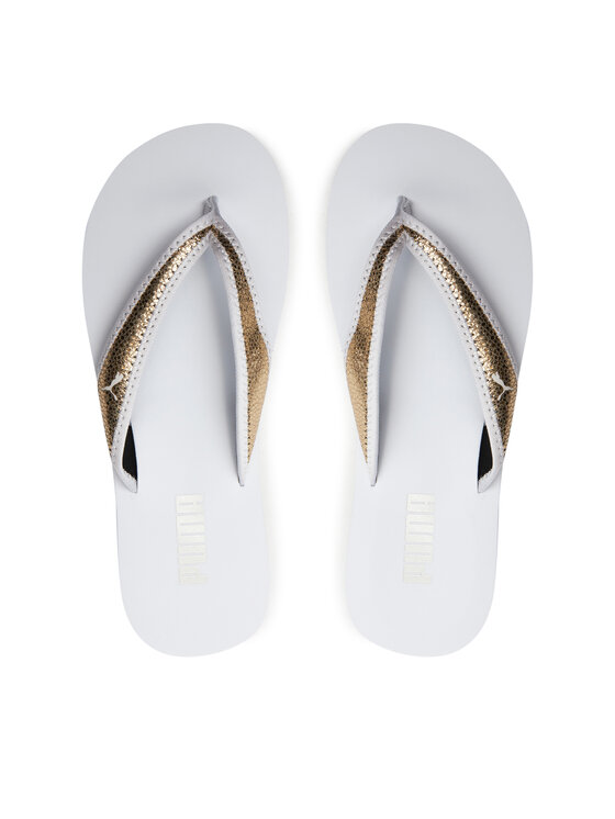 Puma Puma Σαγιονάρες Sandy Flip Metallic Shine 700511-01 Λευκό