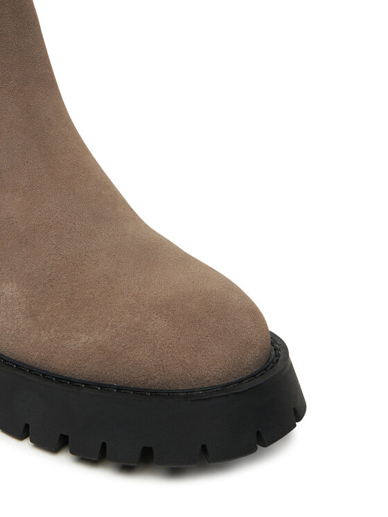 Guess Guess Členková obuv s elastickým prvkom FMTGOM SUE10 Hnedá