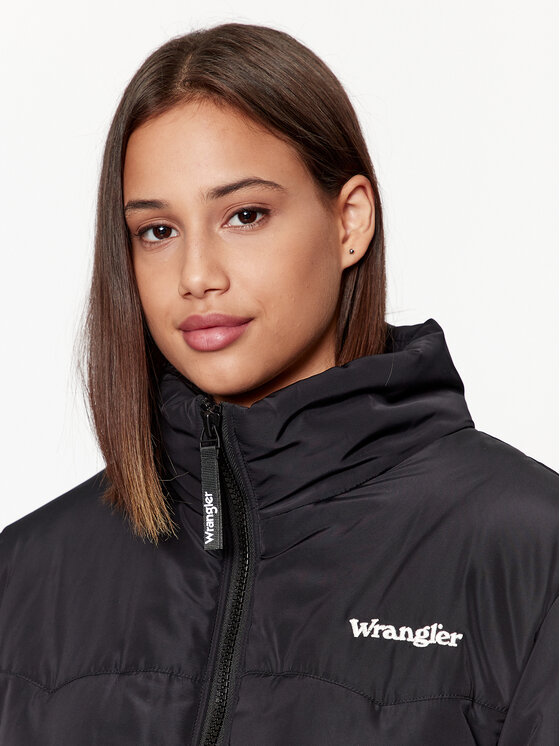 Wrangler Wrangler Μπουφάν μεταβατικό Western 112342700 Μαύρο Regular Fit