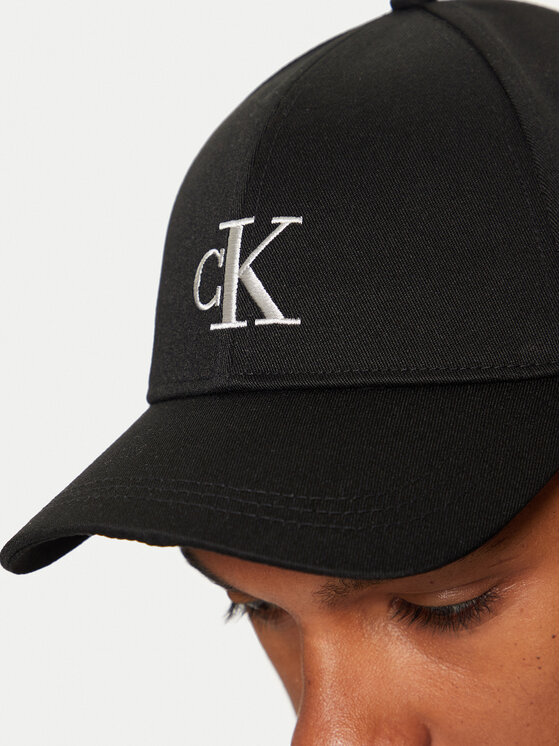 Calvin Klein Calvin Klein Czapka z daszkiem Monogram Embro K50K512147 Szary