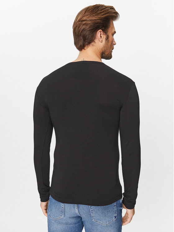 Emporio Armani Underwear Emporio Armani Underwear Longsleeve 111023 3F715 00020 Czarny Regular Fit